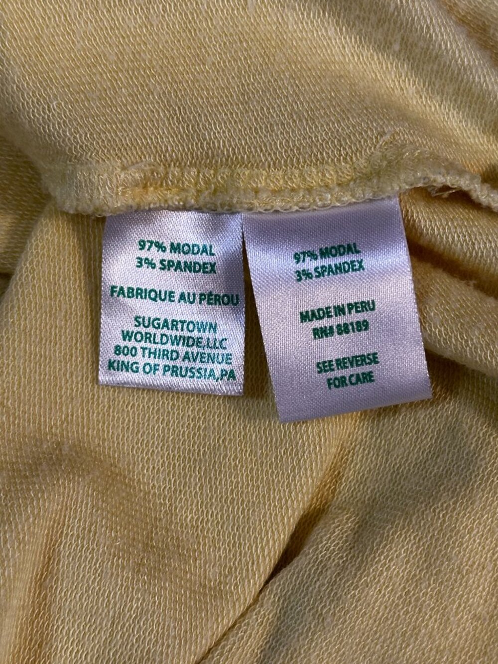 Lilly Pulitzer "Cassi" Popover Sweatshirt Pastel Yellow - Size XS - Picture 6 of 7